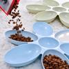 Multi-Cat Anti-Theft Petal Food Bowl for Kittens and Small Cats - Six Compartments