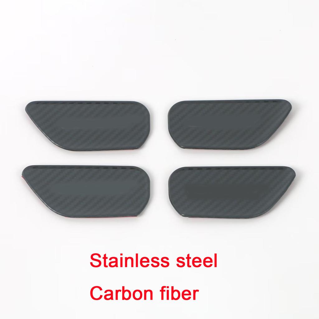 Stainless Steel Car Inner Door Bowl Sticker Trim Decoration Cover Armrest Handrail For Honda CRV CR-V  2024 Accessories