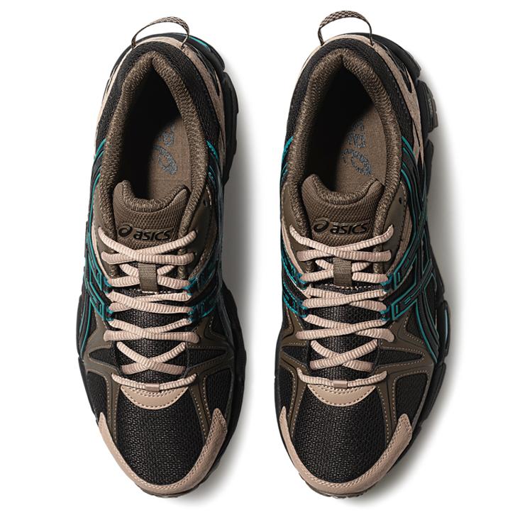 Asics Gel Kahana 8 Cushioning, Breathable, And Resilient Design Low Top Running Shoes Men's Black Coffee Sneakers 1011B109-006