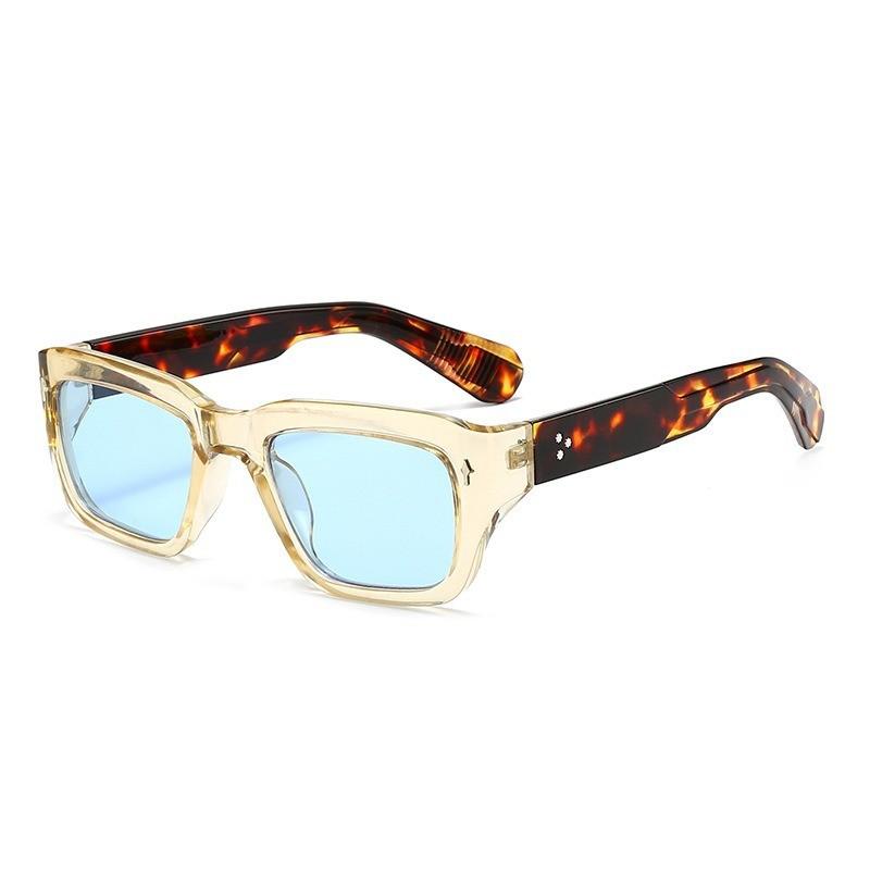 Square Black Frame Sunglasses For Men Women Uv400 Polarized Protection Fashion Outdoor Wear