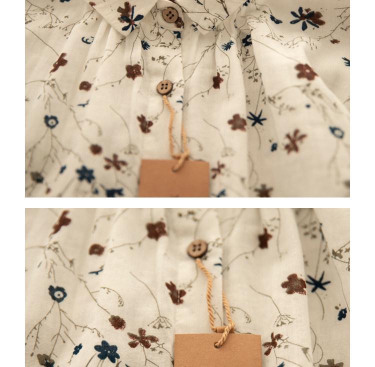 Künstlerisches Damen-Frühlingshemd aus Baumwoll-Leinen, zweilagig, späte Qing-Dynastie