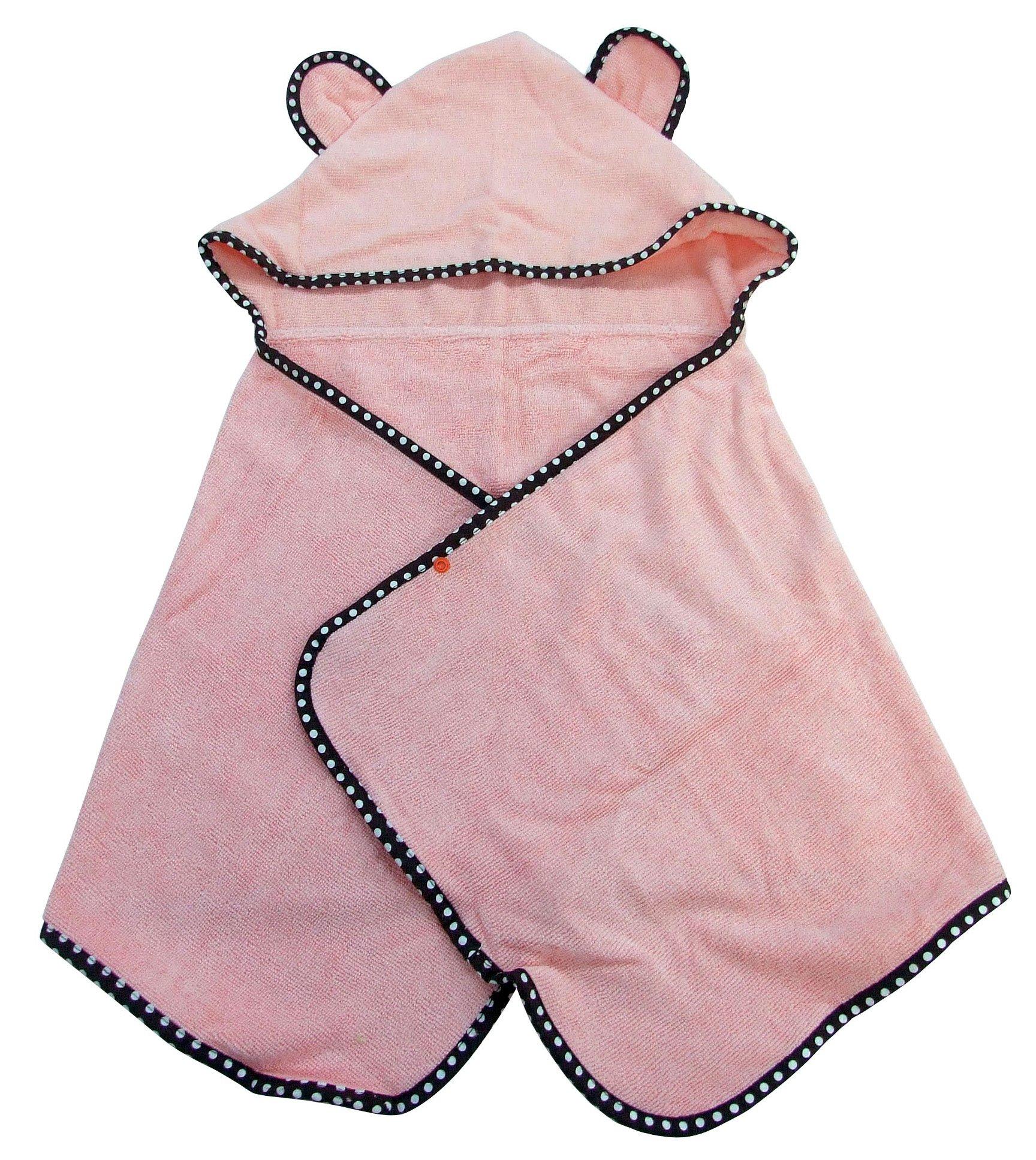 

Yawaragi Kaburina Microfiber Hooded Fashion Towel for Peach Kids, розовый