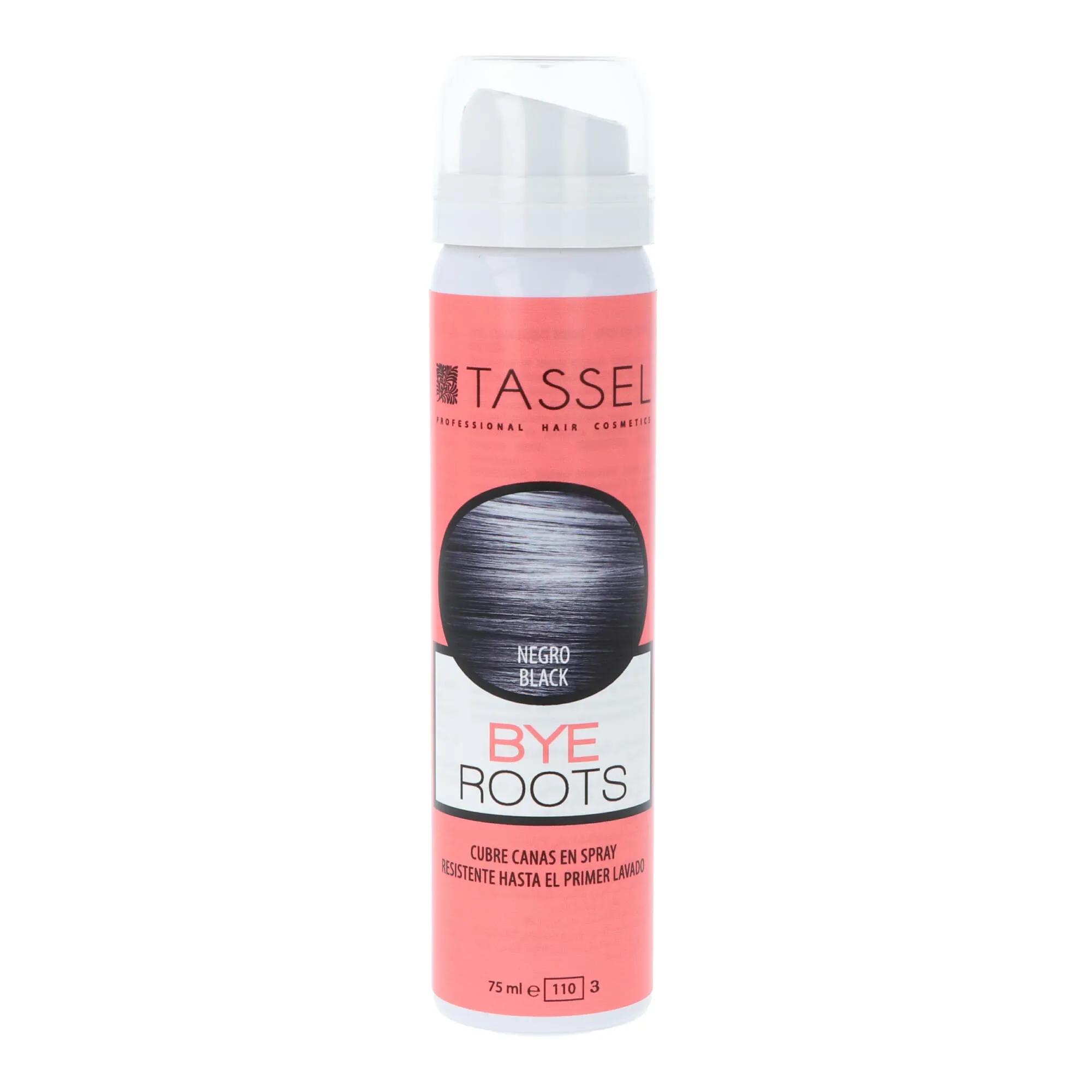 Eurostil Tassel Bye Roots Cubre Canas En Spray Negro 75 мл