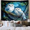 Mystical Forest Owl Tapestry Room Decoration Wall Hanging for Living Room Bedroom, dormitory, Birthday and Christmas gifts