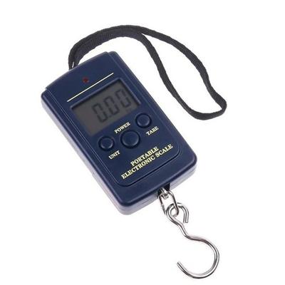FLYSAND Mini Digitale Waage 40kg X 10g für Angeln Gepäck Reisen Wiegen Hängewaage Elektronischer Hakenwaage Angelwerkzeug