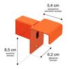 Mega-M HL G-110 cm crossbeam, 5 cm crossbeam, orange N