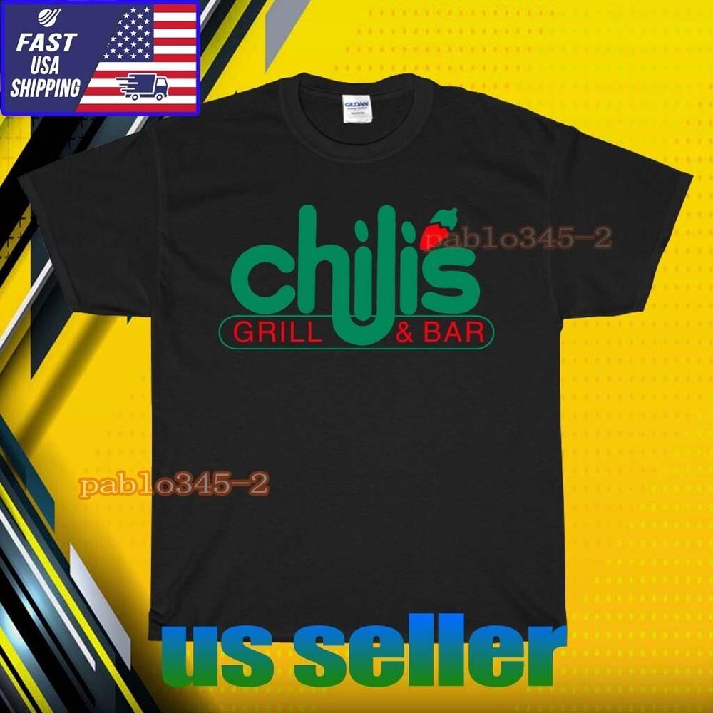 

NEW SHIRT CHILIS GRILL and BAR LOGO T-SHIRT UNISEX FUNNY AMERICAN SIZE S-5XL 3XL