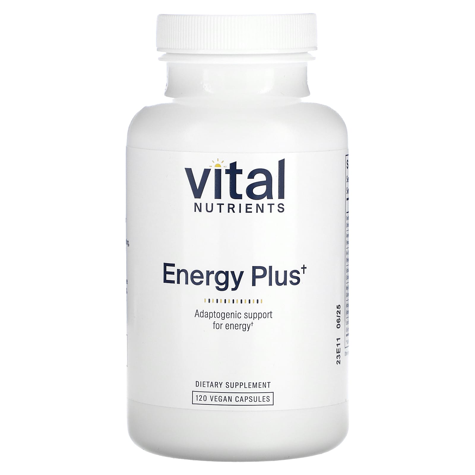 

Vital Nutrients, Energy Plus, 120 Veggie Capsules