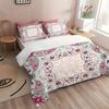 Pink Paisley Pattern 3D Printed Duvet Cover Fashion Bohemian Style Luxury Bedding Sets Soft Comfortable Quilt Cover Pillowcase