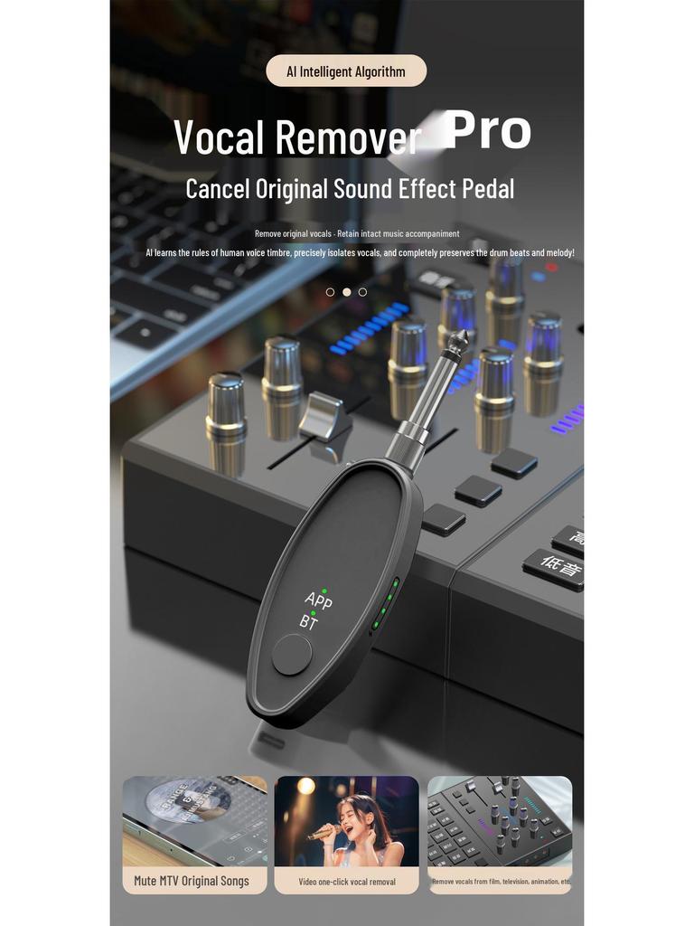 Vocal Remover & Speaker Connector for Live Streaming and KTV Accompaniment