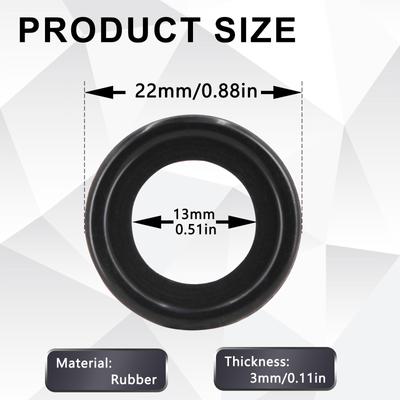 10x Auto Engine Oil Drain Plug Gaskets For Ford Mazda Volvo Jaguar Landrover Oil Pan Screw Washer Rubber Washer Gasket