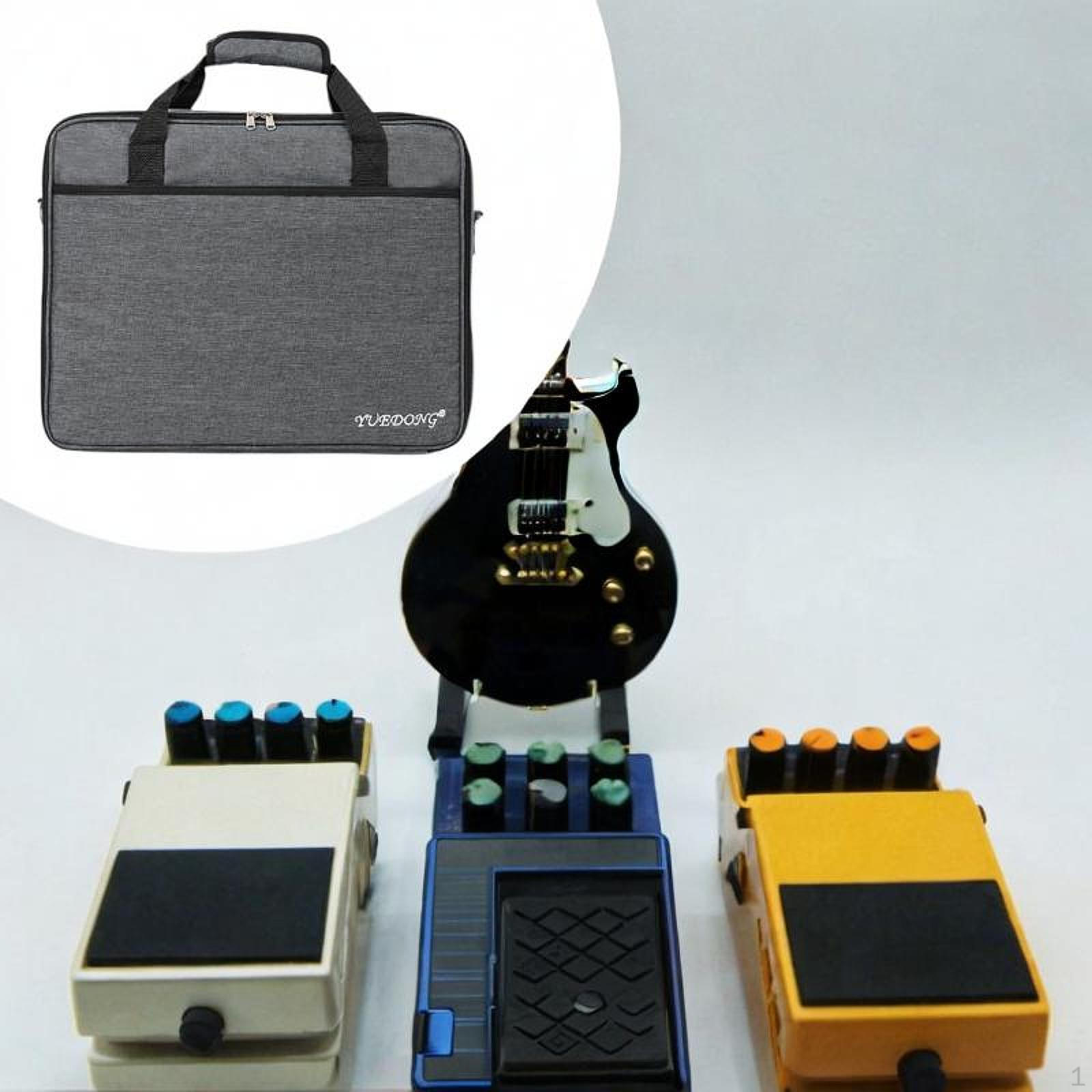 

Сумка для педальної дошки, чохол для перенесення, дорожня сумка, педалборд, кишеня на блискавці для концерту 36x28.5x11.5cm