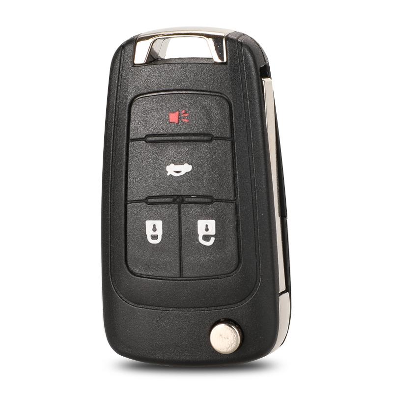 Jingyuqin 10 Stück/Los 2/3/5 Tasten Fernbedienung Hülle Schlüsselanhänger Klappschlüssel Schale Für Chevrolet Lova Sail Aveo Cruze Malibu Ersatz