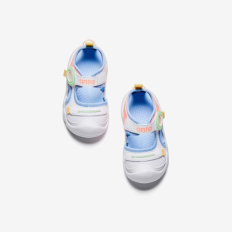 Anta Kids Fabric Trendy Fashion Comfortable Casual Versatile Anti-Kick Breathable Lightweight Shock Absorbing Low-Top Walking Shoes A322320066H-5