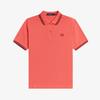 Fred Perry [G3600] Twin Tip Fred Perry Shirt - Strawberry Cream/Oxblood Afpf2613600-22C