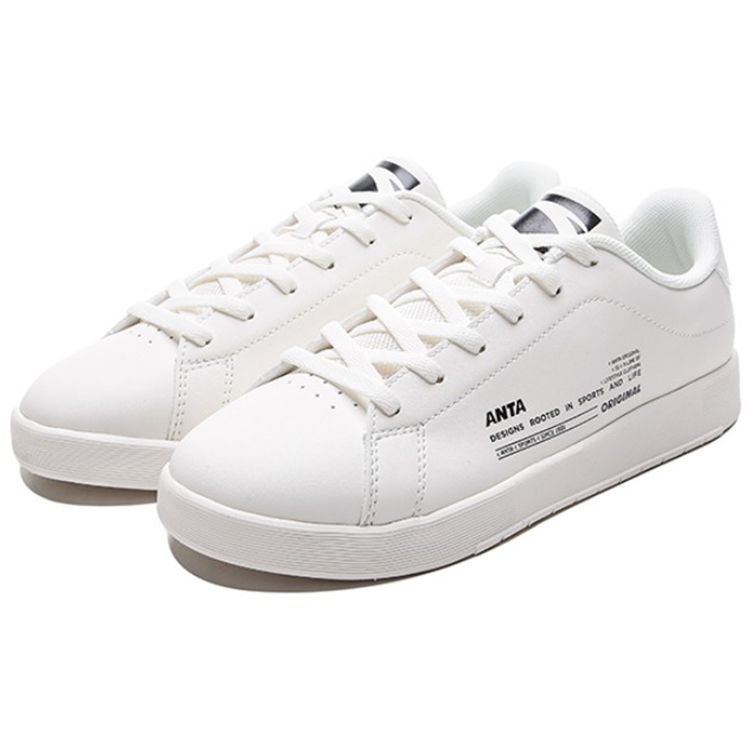 Anta Men's Casual Shoes White Black Blue 112118065-4