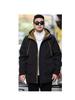 Men's Plus Size Mid-Length Hooded Cotton Jacket - Winter Fashion Brand 808