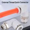 Datu L-Type Pneumatic Threaded Elbow Quick Connector