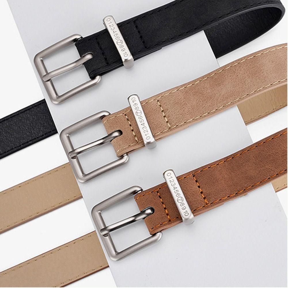 Luxury Design Brand Matte Pin Buckle Waistband Women Trendy Waist Strap Trouser Dress Belts