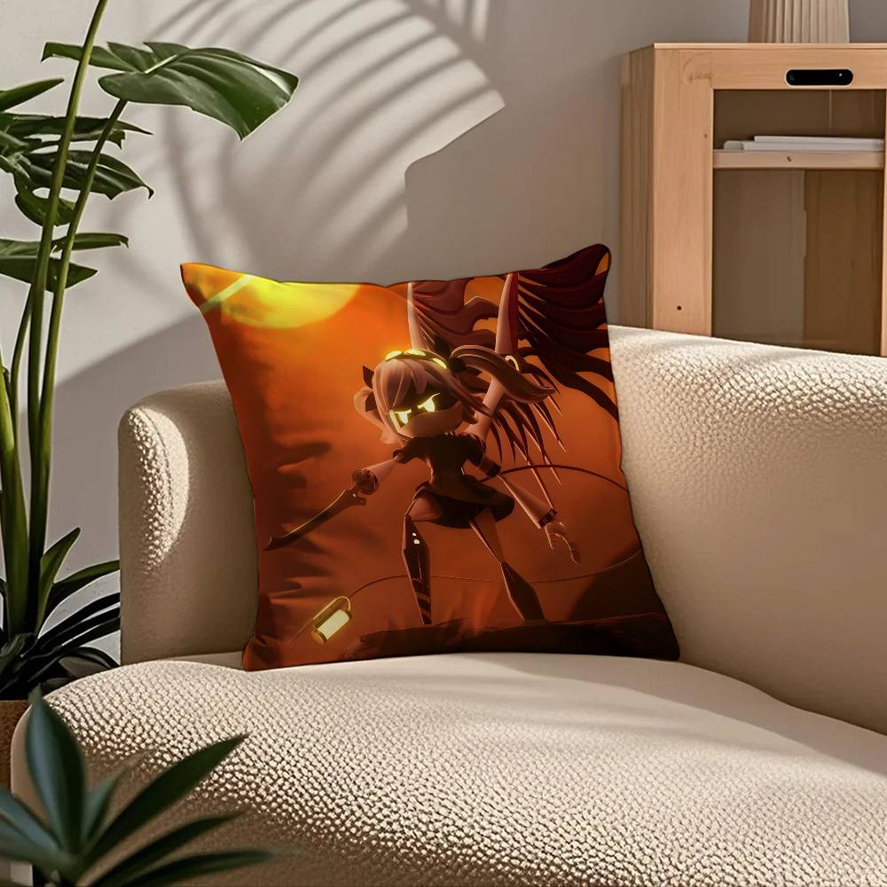 ANIME m-Murder d-Drones Kissenbezug Komfort Sofa Bett Seidig elegant Verdeckter Reißverschluss Benutzerdefinierte Dekorative Kissenhülle