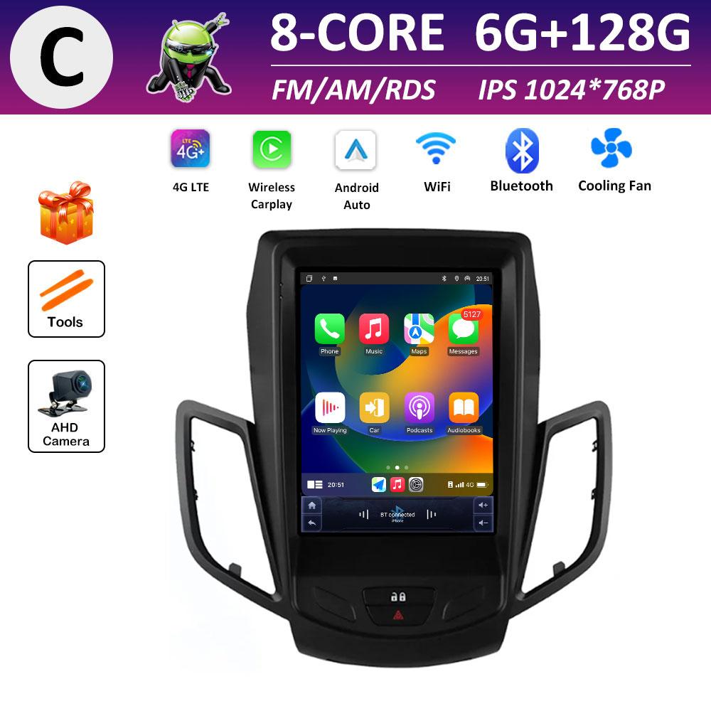 Intelligent System DSP Stereo for Ford Fiesta MK7 2009 2010 2011 2012 2013 - 2016 Wireless Carplay Navigation WIFI Accessories