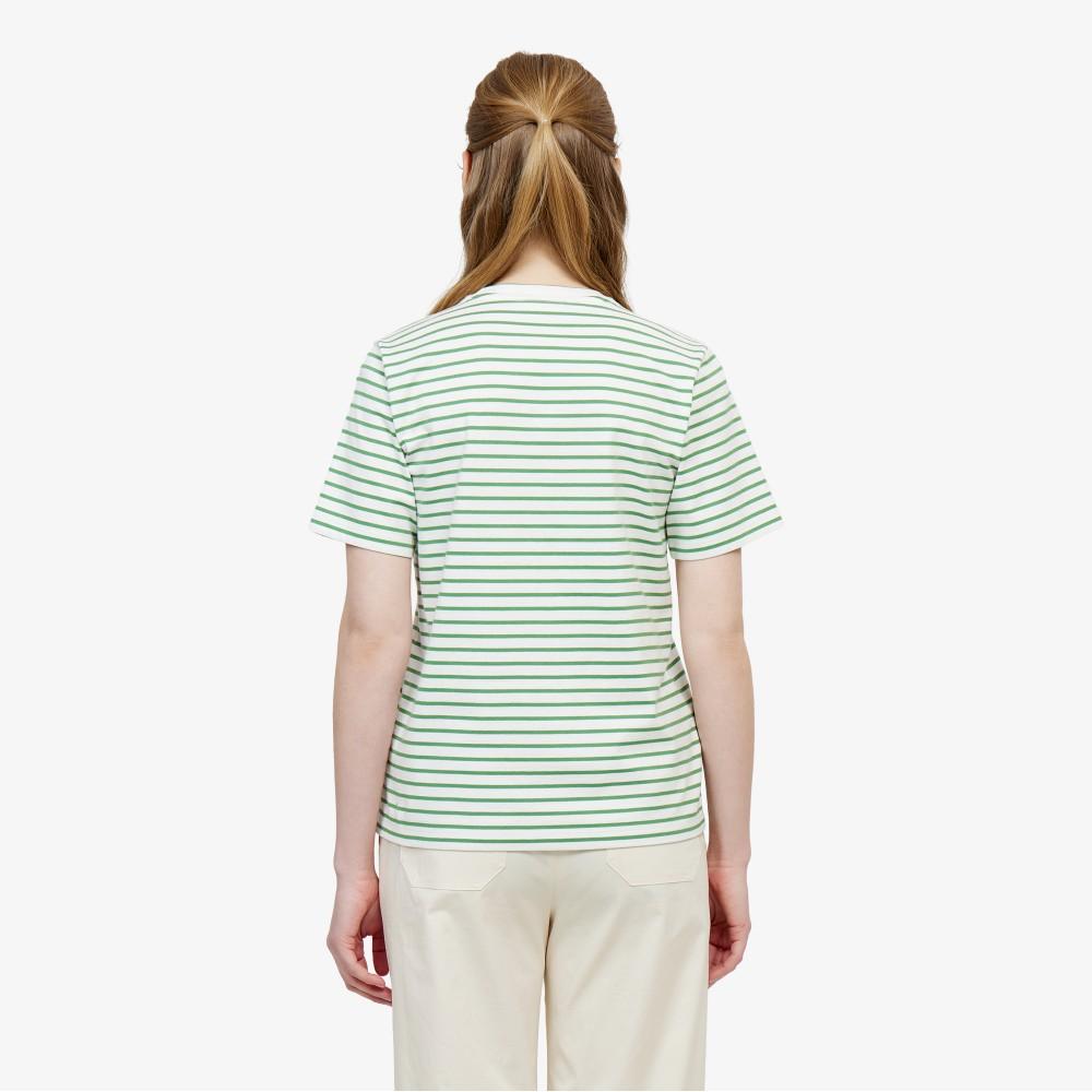Lacoste Women's Striped Short-Sleeve T-shirt TF262E-56GNPA