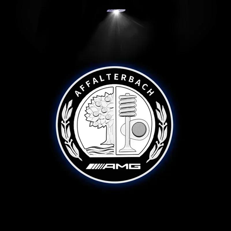 2PCS LED Car Door Welcome Lamps Logo Emblem Ghost Shadow Light Auto Accessories Mercedes Benz W203Clase SLK SLR CLK R171 W209