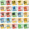 50 Realistic Logo Cognitive Cards Children'S Educational Early Education Parent-Child Interactive Education Cards