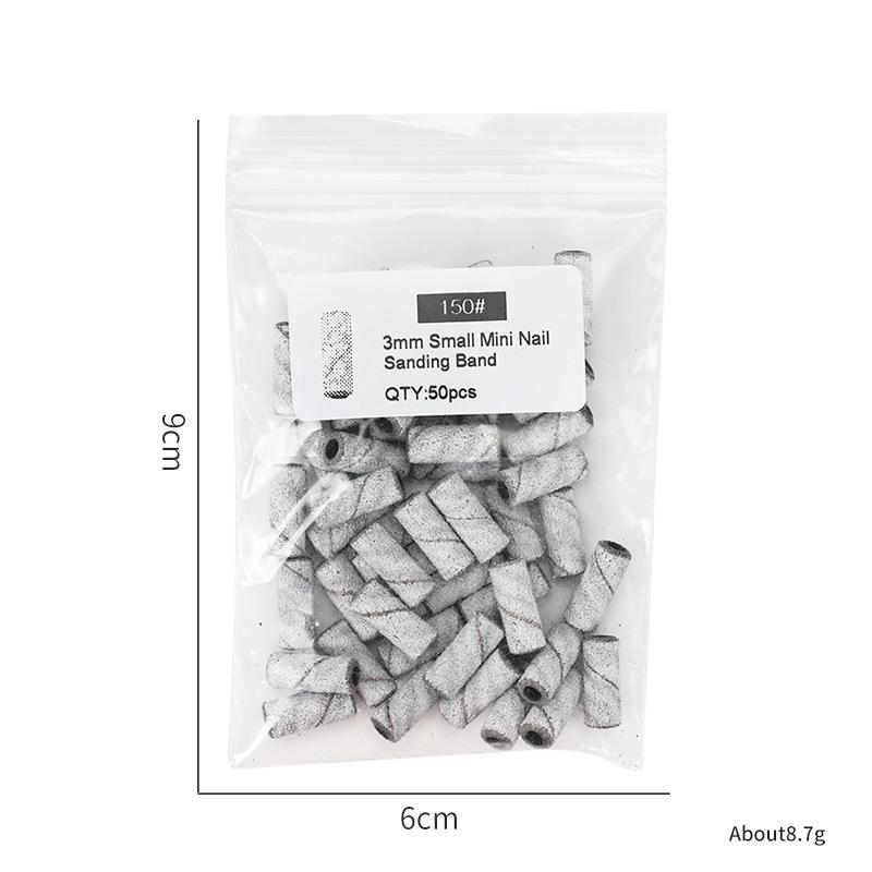 Set Manichiură Mini Bandă Abrazivă pentru Unghii și Mandrină