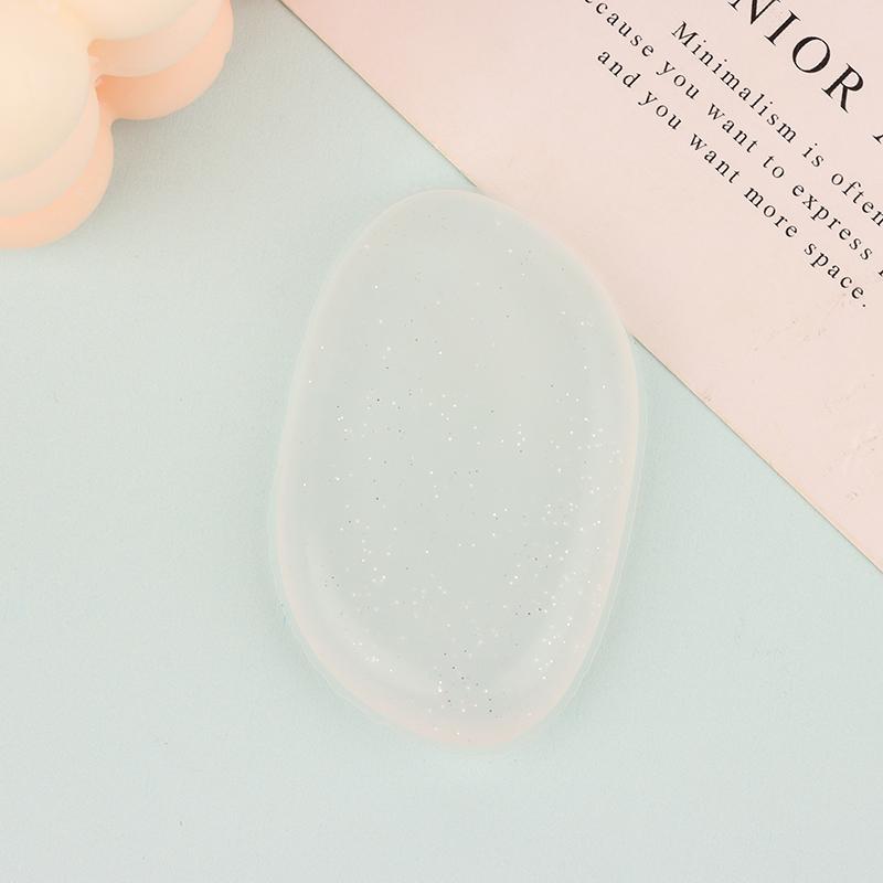 Soft Silicone Gel Powder Puff Sponge For Cosmetic Face Foundation Bb Cream No Powder Eating Powder Cosmetic Puff Makeup Tools