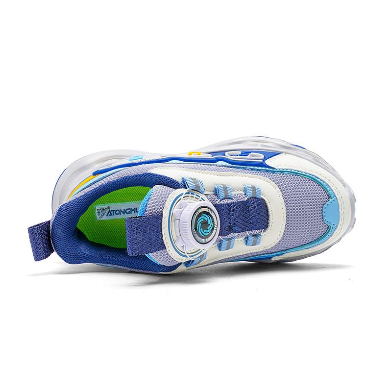 Children's Shoes Fashion Children's Sports Shoes New Lightweight Student Mesh Surface Breathable Leisure Cushioned Running Shoes