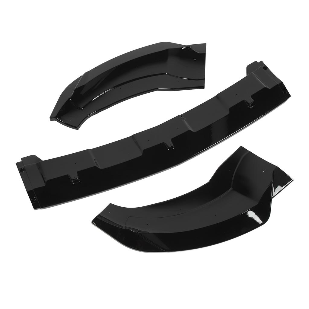 3Pcs Car Front Bumper Lip Spoiler Scratch Resistant Decorative Front Spoiler  or Replacement for   GLE‑Class