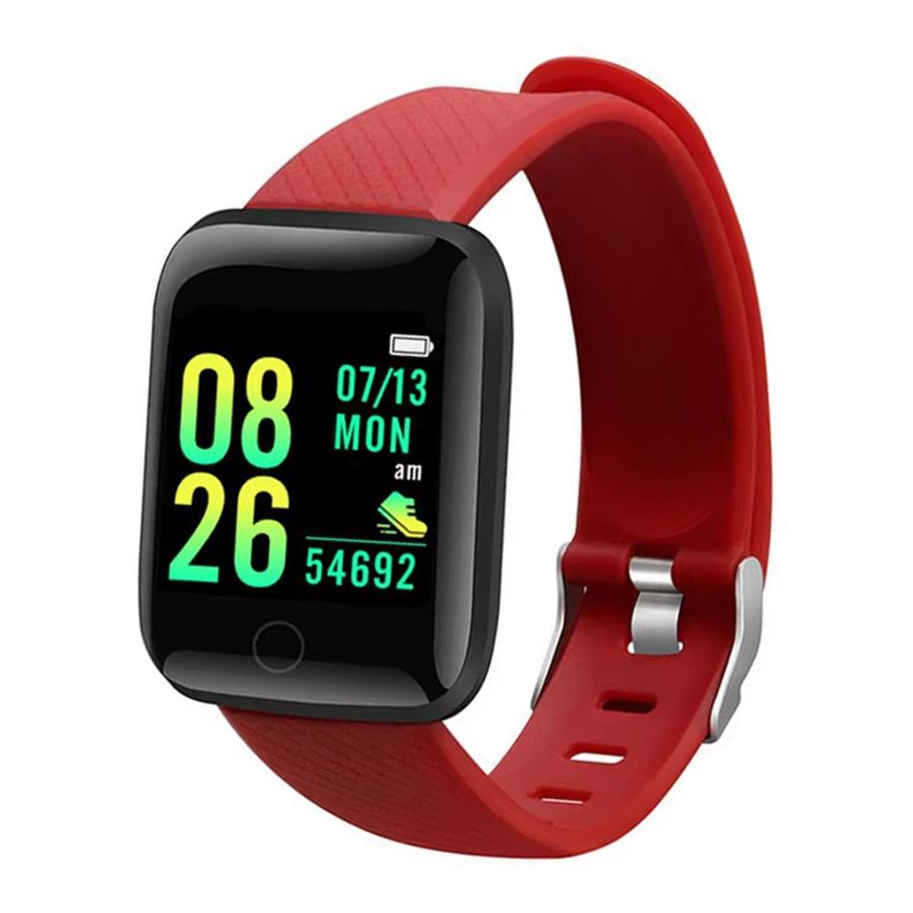 New For Multifunction Smart Watch Kid Men Woman Message Remind Music Control Sport Step Calories 116 Smartwatch Alarm Clock