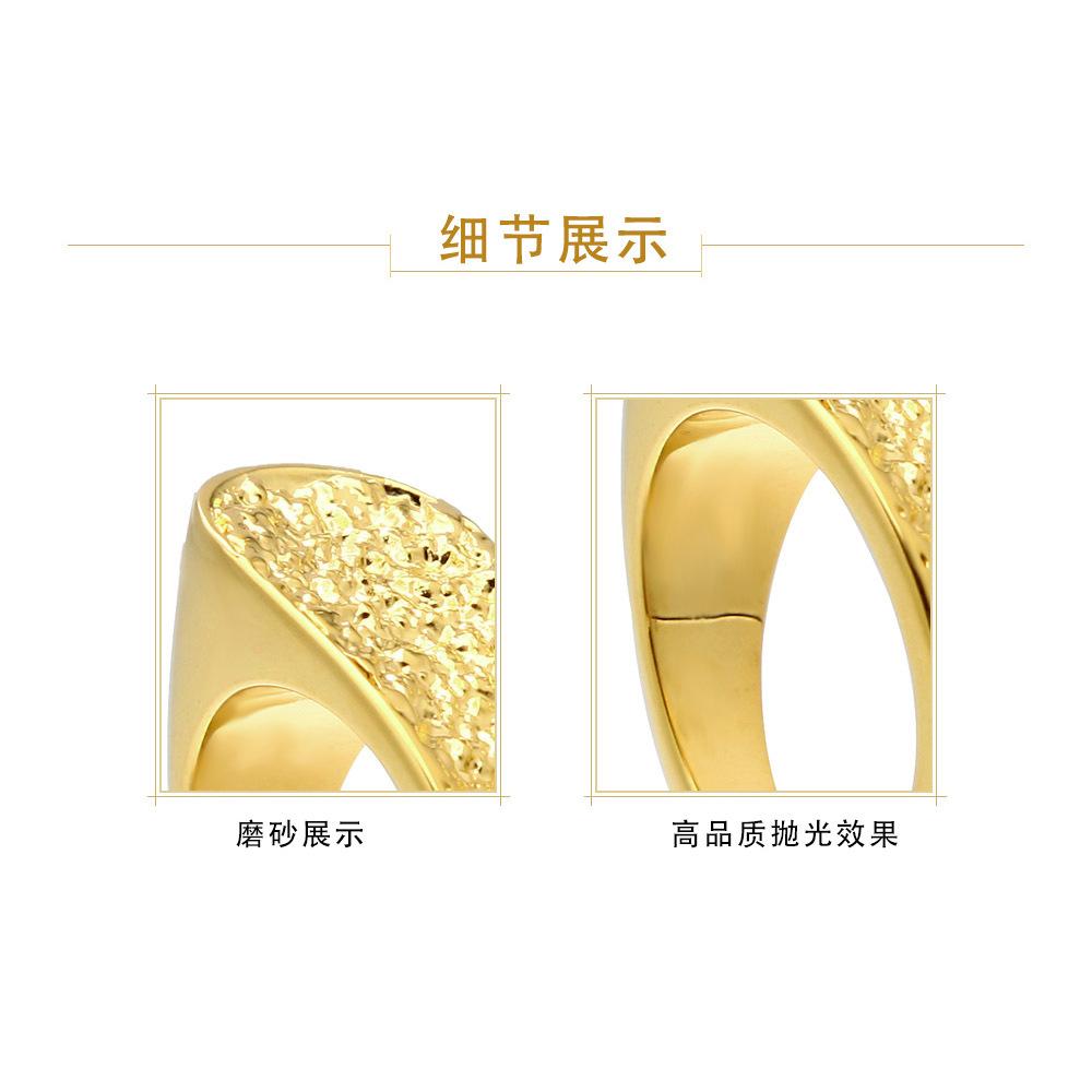Index finger ring female fashion Internet celebrity exaggerated European and American jewelry natural texture type