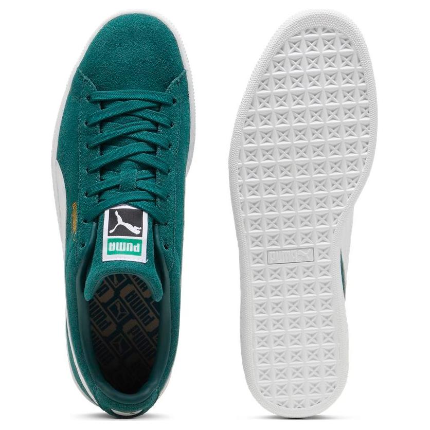 Puma Suede Classic Dark Myrtle Unisex Sneakers Green White 399781-15