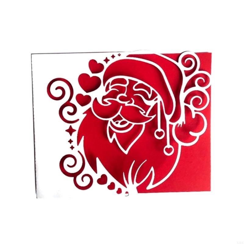 Santa Embossing Die Cuts Christmas Theme Cutting Dies for Gift Card Making X3UC