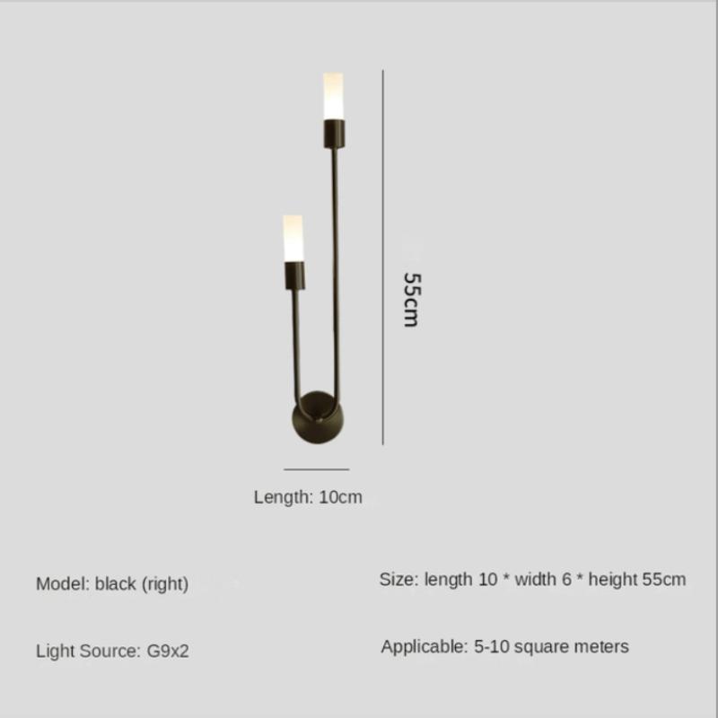 Modern Led Wall Lamps Bedroom Bedside Interior Wall Light Living Room Background Wall Corridor Gold Wall Sconce Indoor  Lighting