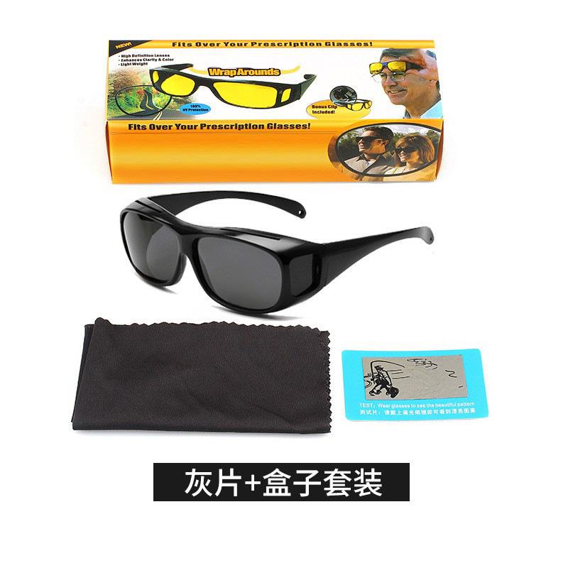 New anti-glare night vision polarized glasses for men and women, suitable for day and night cycling and driving, high-definition glasses for myopia,