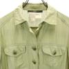 MAX MARA Linen 100% Long sleeve Shirt dress 40 khaki Women Used