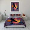 Basketball Art Three-Piece Set Multiple sizes kid's and adults' bedroom Exquisite 3PC bedding set gift