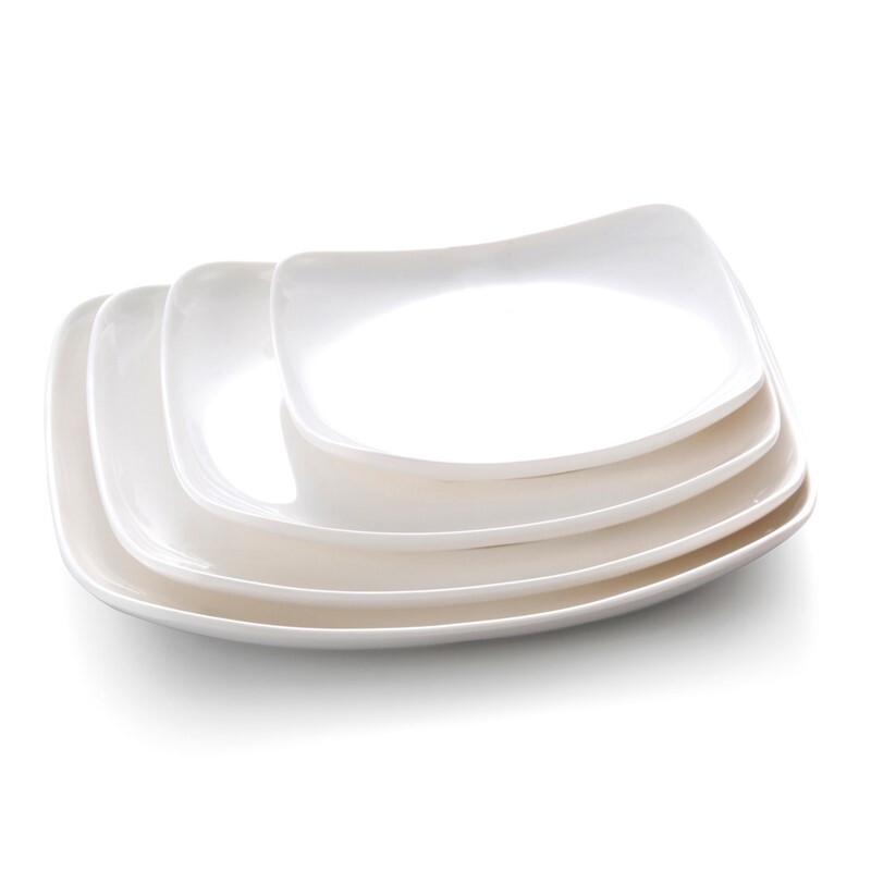 Yangge 6095 Melamine Irregular Deep Dinner Plate