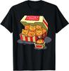 NEUE Kätzchen-Nuggets Futter-Wortspiel Katzenliebhaber Geschenk Hähnchen-Nuggets Bestes T-Shirt S-3XL