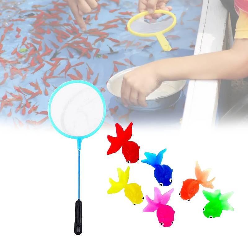 Realistic Soft Tpr Goldfish Toy For Kids Colorful Water Play Fun And Learning