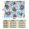 Super Soft T-thomas and Friends Throw Blanket Premium Fleece Flannel Lightweight  Bed Blanket Super Cozy Blankets All Season Use