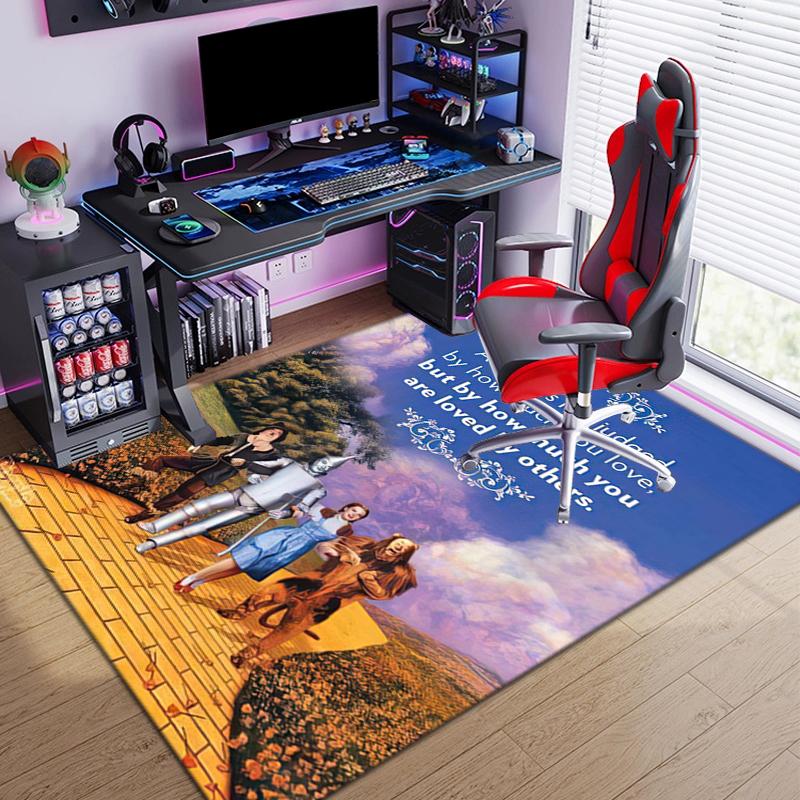 1PC The Wizard of Oz Rug - Home Decoration Carpet For Living Room Bedroom Flooring Computer Chair Area Rug