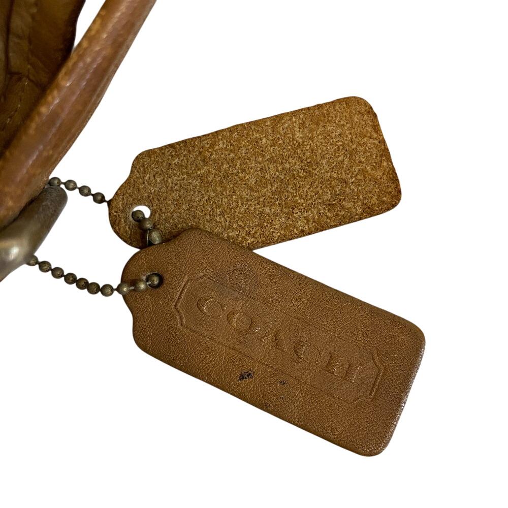 COACH 9966 leather Shoulder Bag Brown leather Used