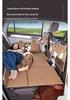 Foldable Car Rear Seat Air Mattress for Sedans & SUVs