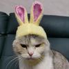 Easter Pet Costume: Shiny Rabbit Ears Hat for Cats and Dogs