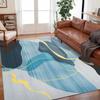 VIKAMA Moderne Luksus Abstrakt Geometrisk Mønster Teppe for Soverom Stue Sofa Salongbord Teppe Hjem Gulvdekorasjon
