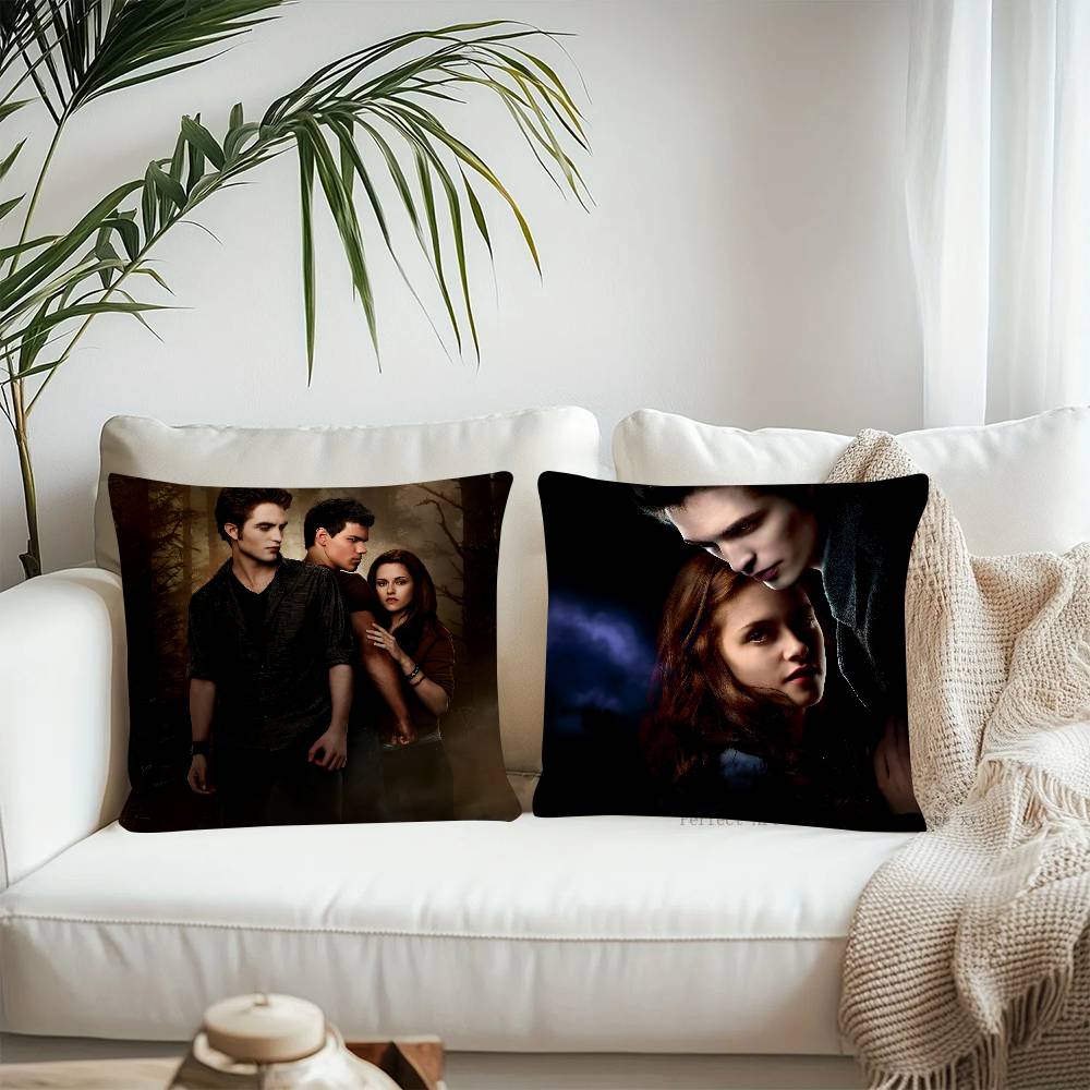 The Twilight Saga Edward Cullen Pillow Case Fashion Square Pillowcase Bedroom Sofa Room Ins Decoration Leisure
